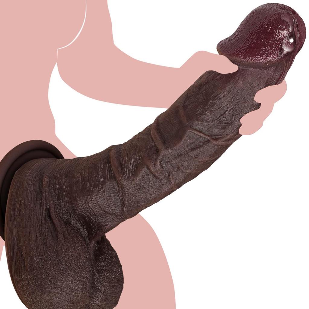 Telescopic Vibrator Dildo Heating Realistic Big Penis Female Vagina Massager Anal Plug Masturbator Sexy Adult Sex Toys For Women