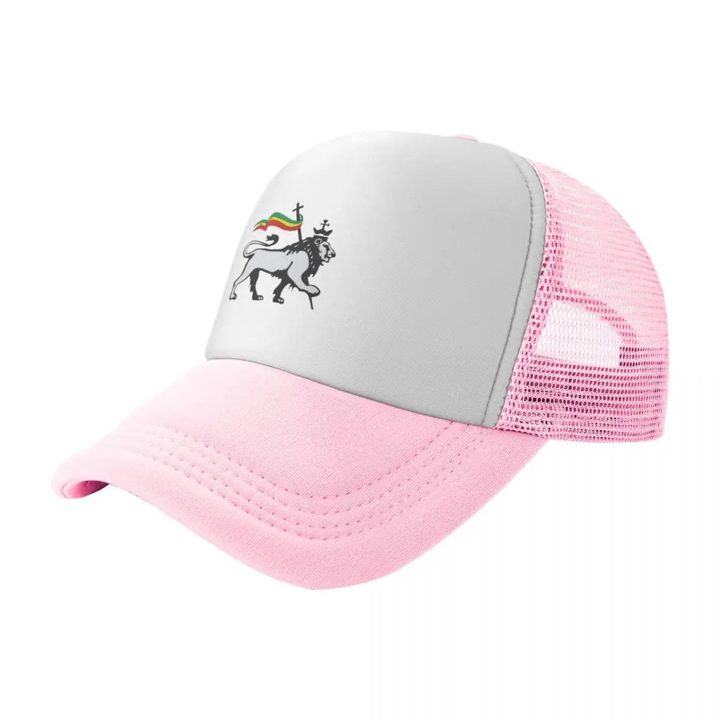 Lion Of Judah Reggae Cap Adult Mesh Baseball Cap For Women Beach Casquette Hip-hop Street Dance Hats