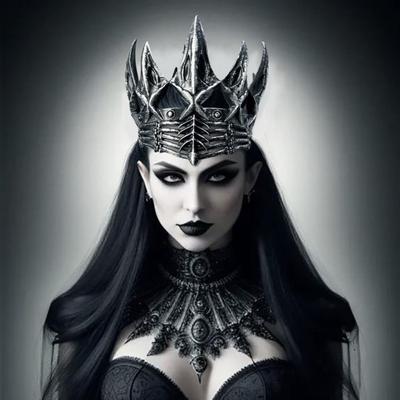 Stirnband mit Krone der bösen Königin, für Erwachsene, Gothic-Kopfbedeckung für mittelalterliche Halloween-Party, Maskerade, Bühnenauftritt