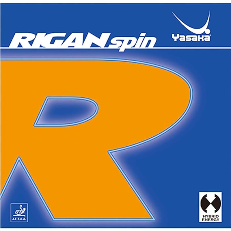 Yasaka Table Tennis Rubber, Raigan Spin, Inverted, B-86, Red, Medium Thickness (1.8mm)