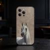 The horse Phone Case For iPhone 17,16,15,14,13,12,11 Plus,Pro Max,SE4Soft Silicone Black Cover