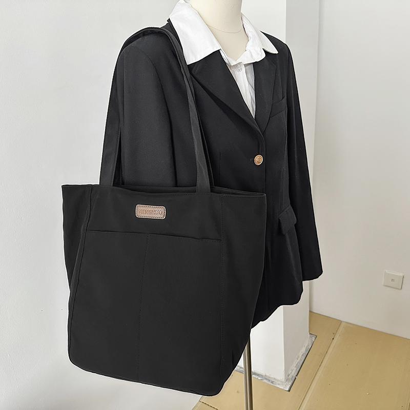 Large Capacity Canvas Bag Student Class Commuter Tote Bag