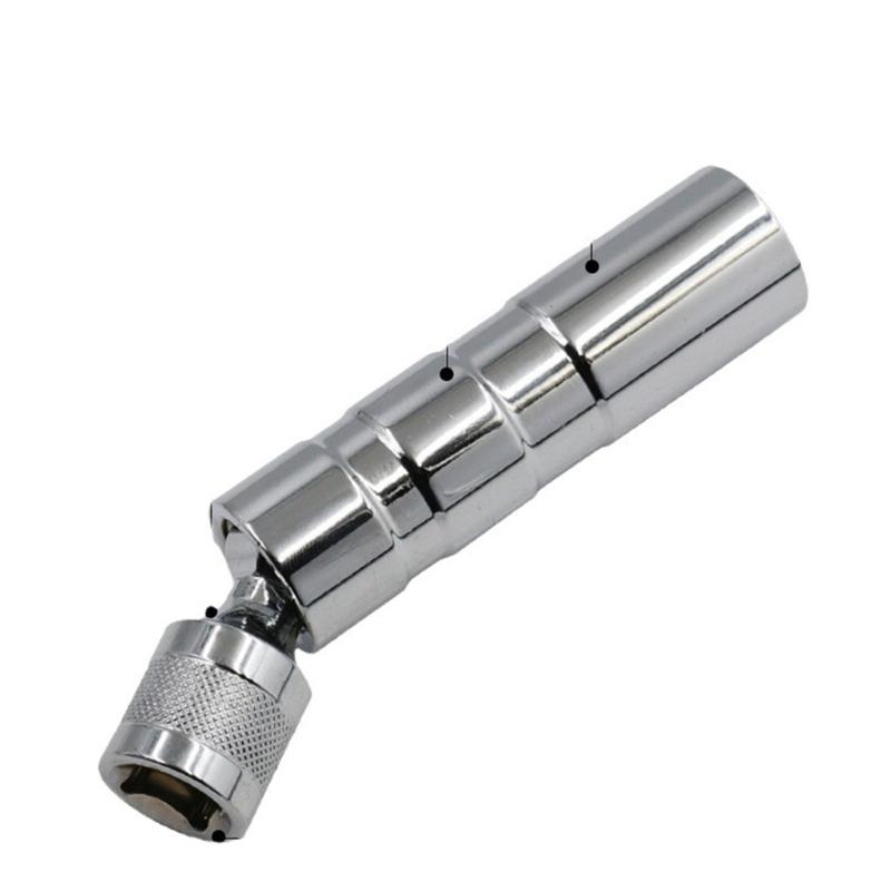 Professioneller Zündkerzenabzieher mit 360°-Drehung, Heavy-Duty, drehbare Zündkerzenschlüssel, geeignet für enge Arbeitsbereiche