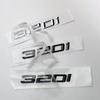 3D ABS Chrome Black Car Rear Trunk Letters Sticker For BMW 320i F30 E46 E90 G20 320i Emblem Logo Decal Auto Accessories
