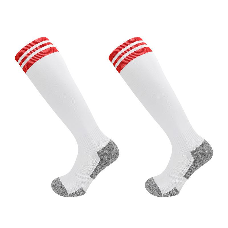 Anti-Rutsch Fußballsocken für Erwachsene Herrenstrümpfe Kniestrümpfe für Kinder Handtuchsohle Professionelle Sportsocken