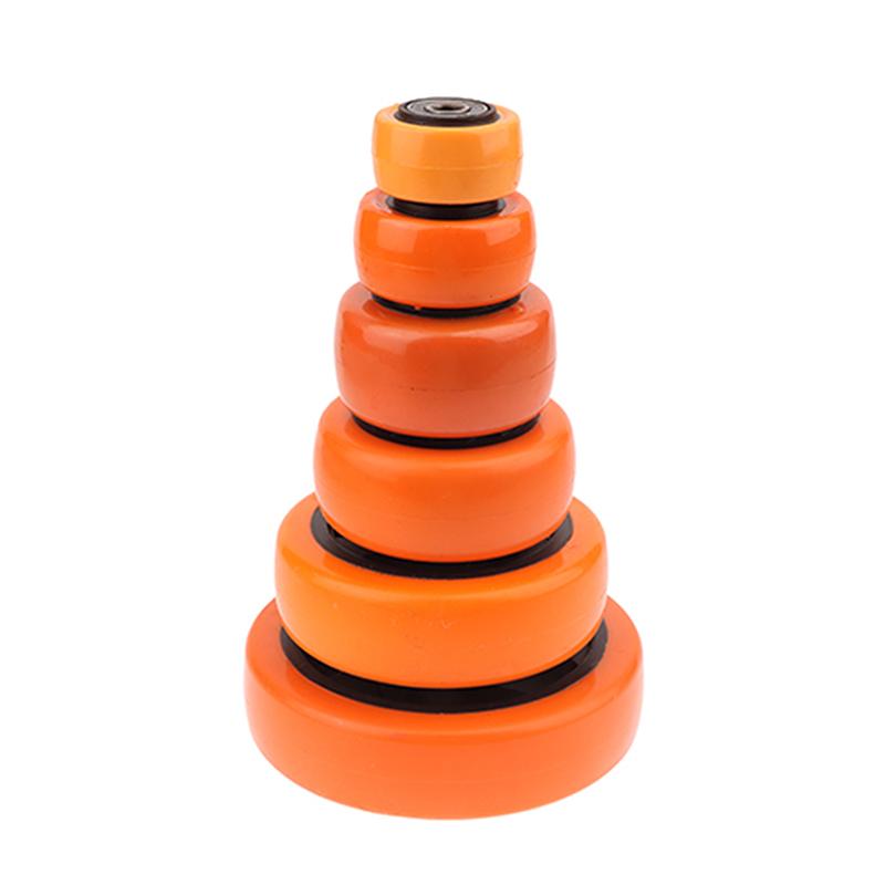 Pvc Caster Wheel Double Bearings High Load Capacity Wear Resistance Furniture Wheels Replacement