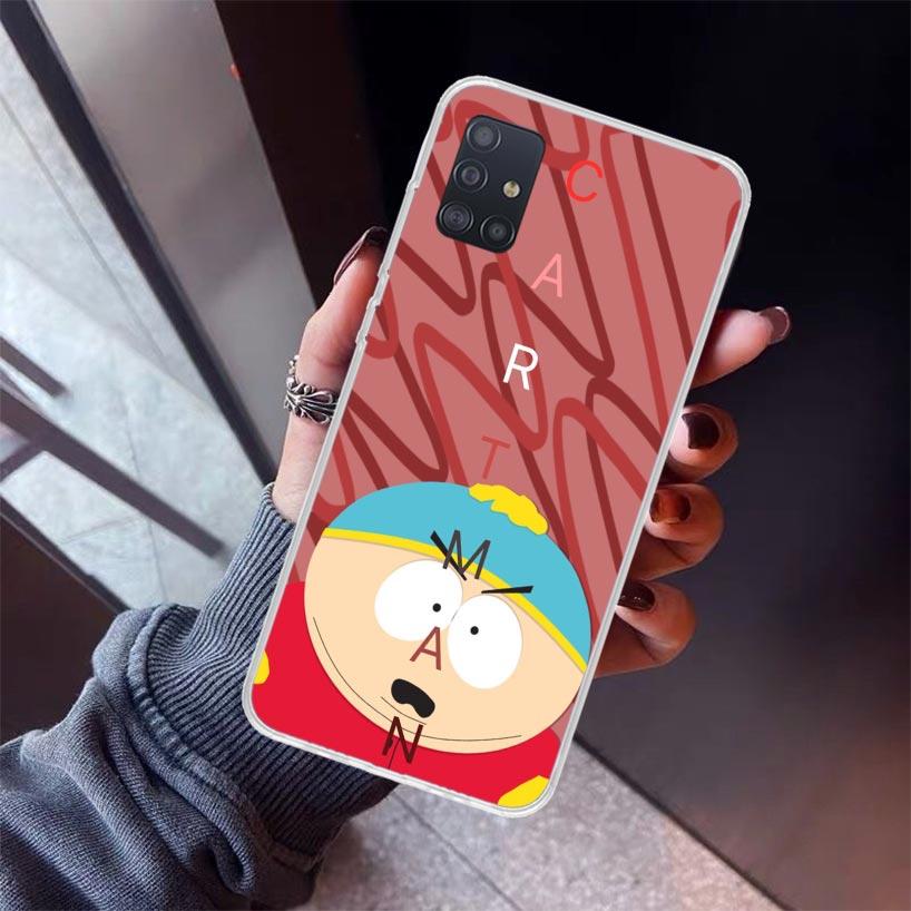 Cartoon S-South P-Parkes Phone Case For Samsung Galaxy A52 A51 A50S A32 A22 A12 A02S A72 A71 A31 A70 A30S Note 20 Ultra 10 Plus