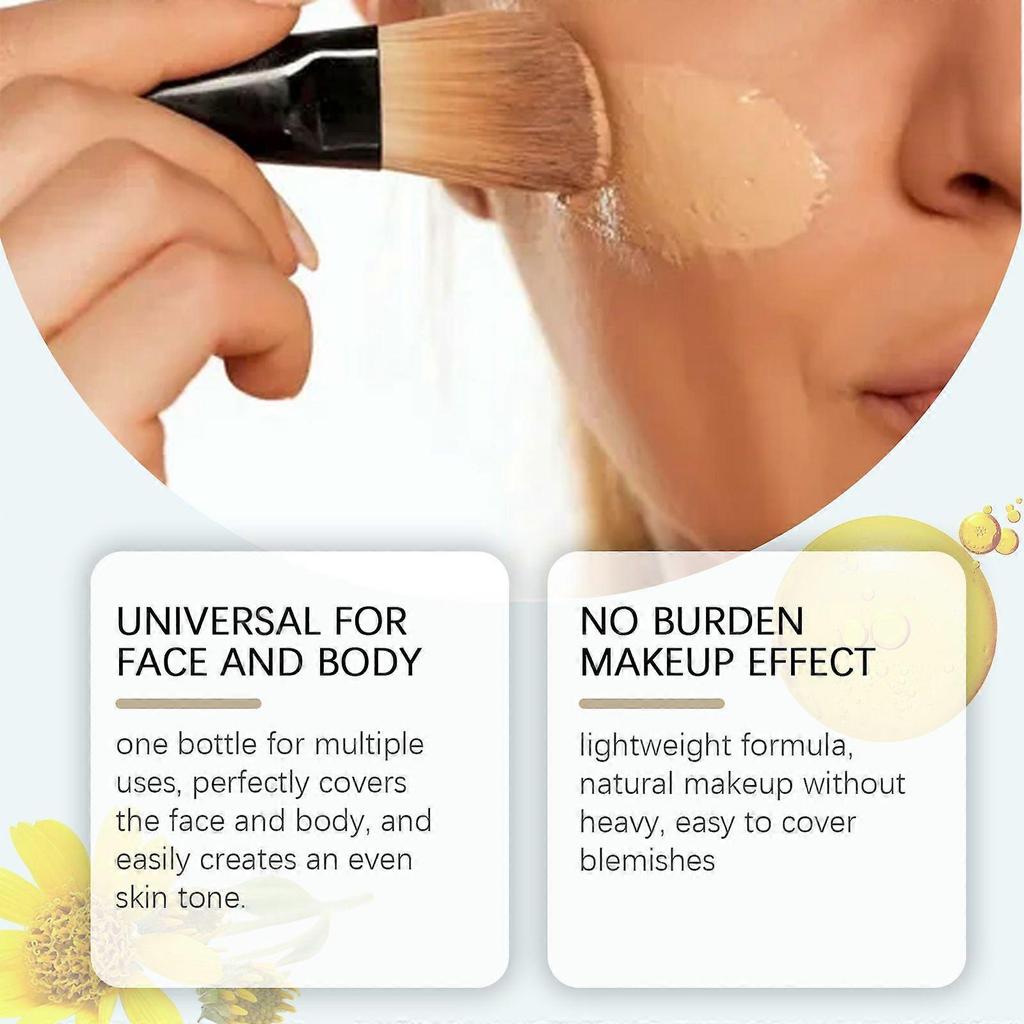 Dark Skin Concealer Moisturizing Face Waterproof and Sweat-proof Daily Soft Focus Makeup Concealer 80g