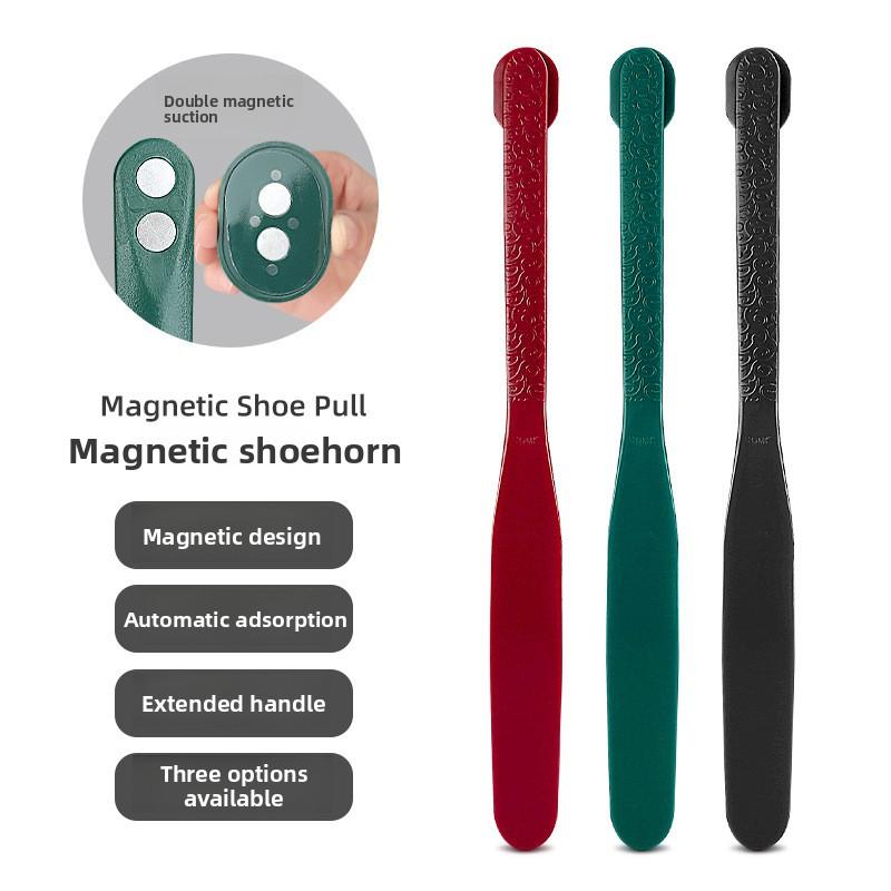 Extended 70CM Japanese-style Shoehorn, Household Shoe Handle, Elderly, Pregnant Women, Long Handle Magnetic Shoe Wearer