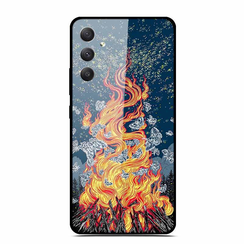 Чохол для телефону Samsung A35 5G - Персоналізоване кольорове загартоване скло, Захист від падінь.
