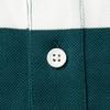 Li Ning Sport Lifestyle Series Striped Minimalist Breathable Versatile Short Sleeve Polo Shirt Men Polo Shirts Off-White Dark-Reef-Green APLV093-2