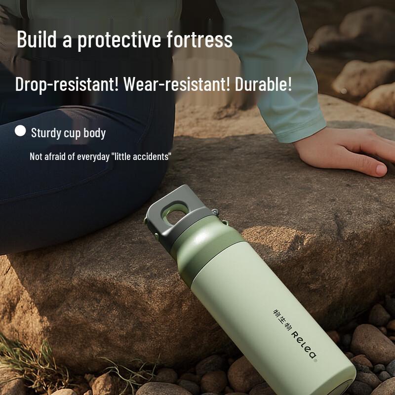 Wushengwu Portable Stainless Steel Straw Cup