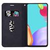 For iPhone 15 Pro Case Business Style Magnetic Closure Leather Phone Cover with Strap
