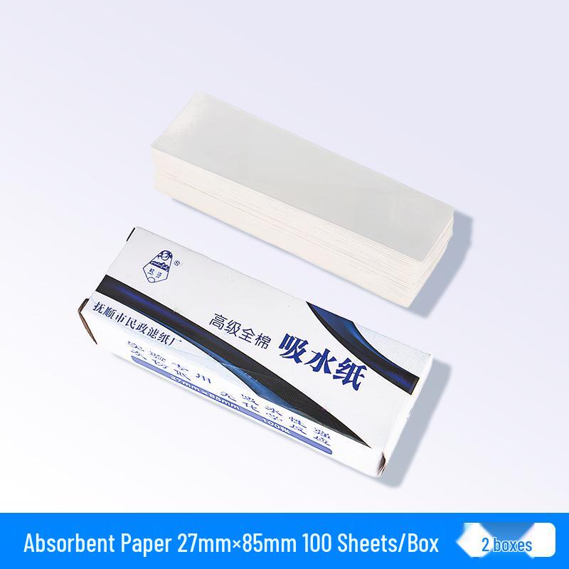 100-Sheet Absorbent Paper for Laboratory Microscope Slide Cleaning