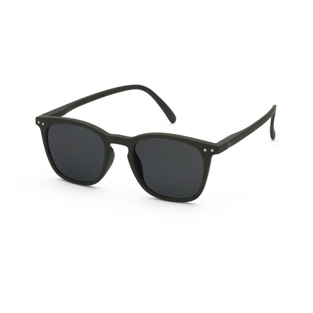 Sunglasses Model Square [Izipij] #E (Khaki/Gray)