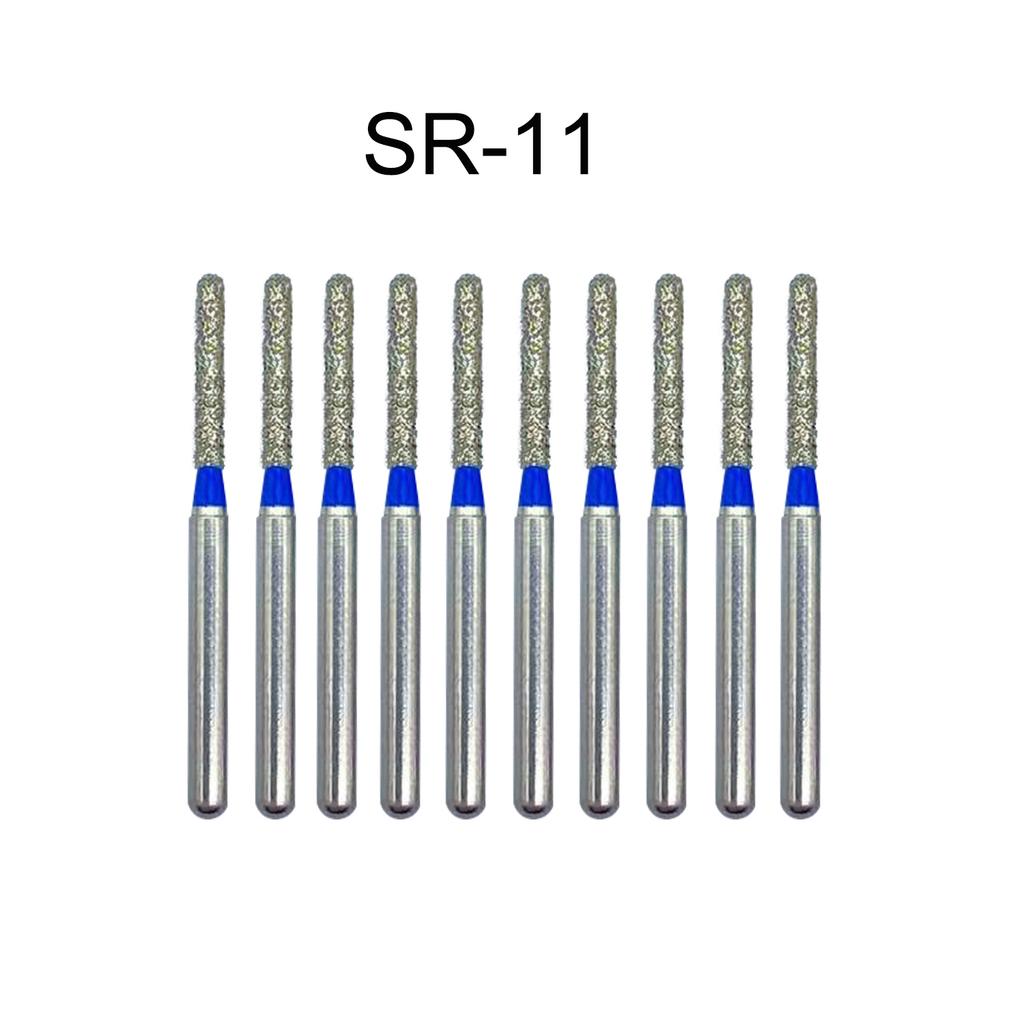 Nun Ck 10 Stück/Packung Dental Diamantbohrer für Hochgeschwindigkeits-Handstück Zahnarztbohrer FG-Serie Durchmesser 1,6 mm