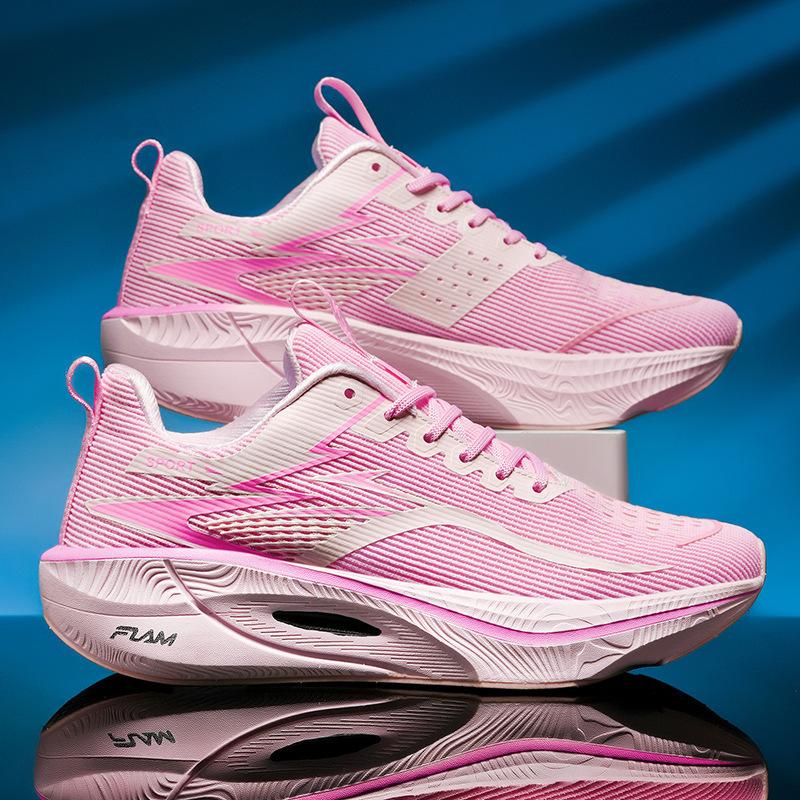 

Autumn Shoes for Men and Women Shock Absorption and Rebound Breathable Carbon Plate Sports Shoes for Professional Sports Marathon Racing Shoes 35