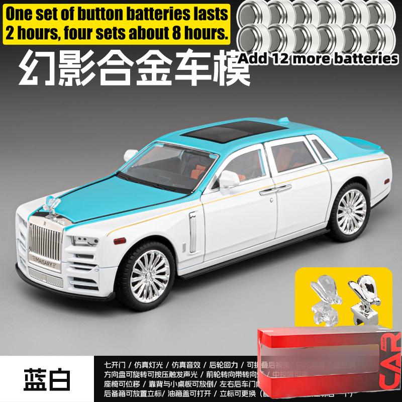 1:22 Rolls Royce Phantom Mansory Modified Edition Alloy Car Diecasts & Toy Vehicles Car Model Miniature Scale Model Car Children