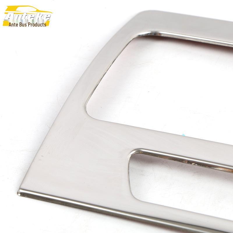 Mustang T70 Front Air Outlet Decorative Frame: Stainless Steel Console Air Conditioning Sequin Sticker.