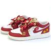 Jordan Air Jordan 1 Low SE Abrasion Resistant Low top Vintage Basketball Shoes Unisex Red White FQ8041-300(Team1716-)