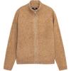 Full Zip Brushed Merino Sweater 117248