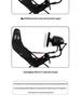 8ODDOR Playseat Challenger Seat Reinforcement Sleeve for Steering Wheel Support (All Versions)