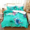 3d Printing Anime Deji Meets Girl Bedding Set Cartoon Anime Adult Kid Bedroom Duvet Cover Sets 3D Kawaii Girls