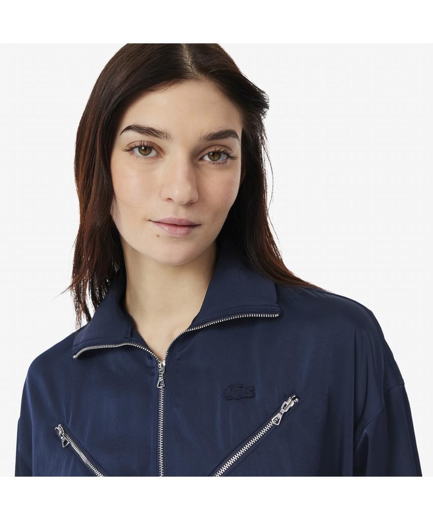 Lacoste Women'S Fluid Zipper Detail Dress Ef9776-55G 166