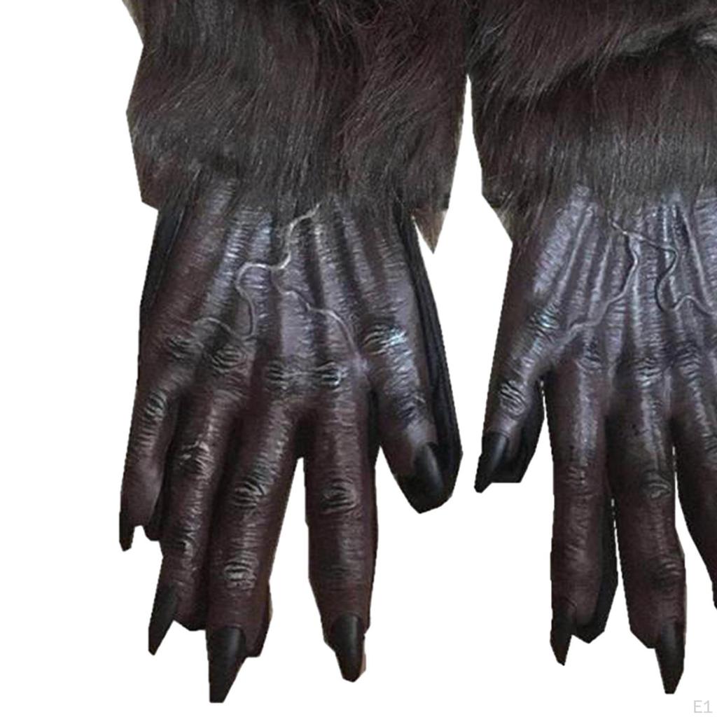 Halloween Gloves Dress up Women Men Durable Themed Party Roles Play Photo Props Cosplay Costume