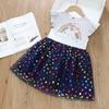 Girls' Summer Princess Cotton Mesh Dress - Fairy Style