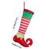Hanging Christmas Stocking Decorations Red/Green Elf Christmas Stockings  Party Decoration