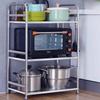 3-Tier Kitchen Microwave Oven Storage Rack with Wheels