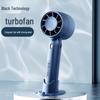 T10 Portable Handheld Fan: Silent, Strong Wind with Three Speed Settings