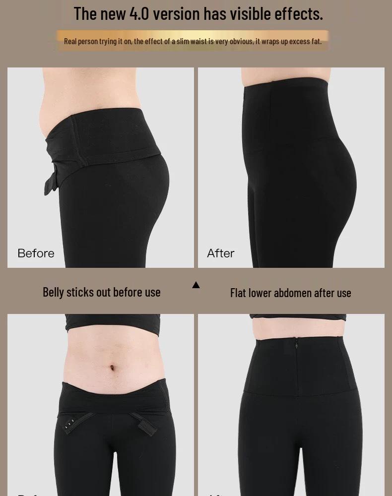 Invisible Zipper Women's High Waist Tummy Control Yoga Pants - Slimming, Comfortable, Butt Lift Base Layer for Spring & Autumn