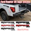 FMCL1 RAPTOR Emblem Sticker ABS 3D Car Sticker Plastic Logo Badge For Ford Fusion Focus Mk2 Fiesta Mk3 Mondeo Mk4 Ranger Kuga Mk7 Max