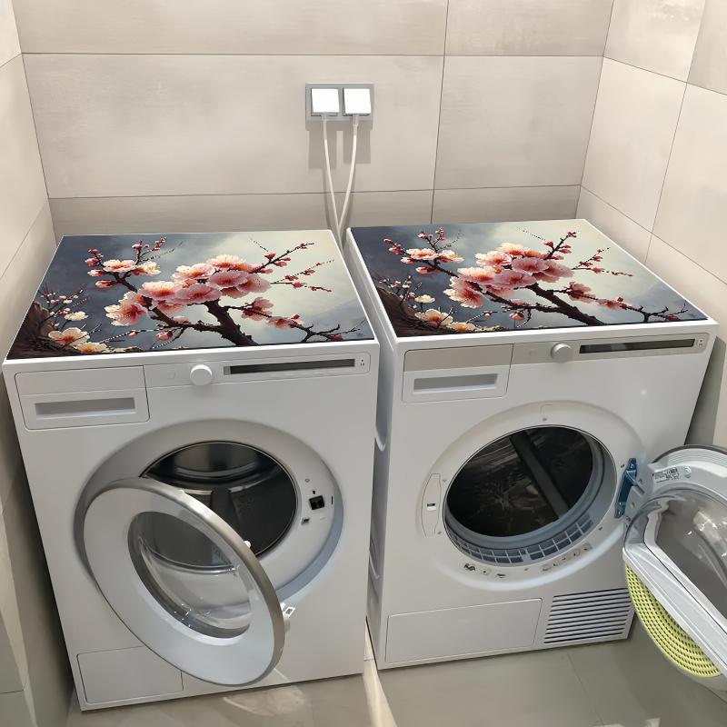 1Pcs Rubber Drying Mat With Flower Pattern  For Coffee Shop Restaurant Kitchen Carpet Tableware Durable Diatom Mud Table Mat Pet Mat Coffeeware