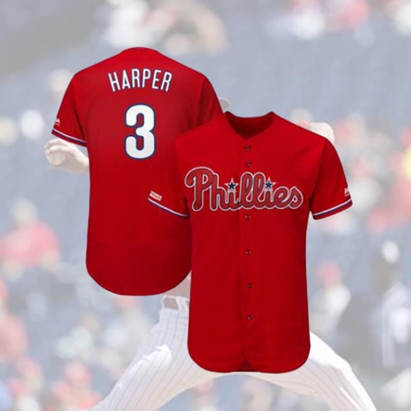 Philadelphia Phillies Embroidered Baseball Uniform For Wholesale Imported Bamboo Fiber Fabric Available In Multiple Colors And Sizes