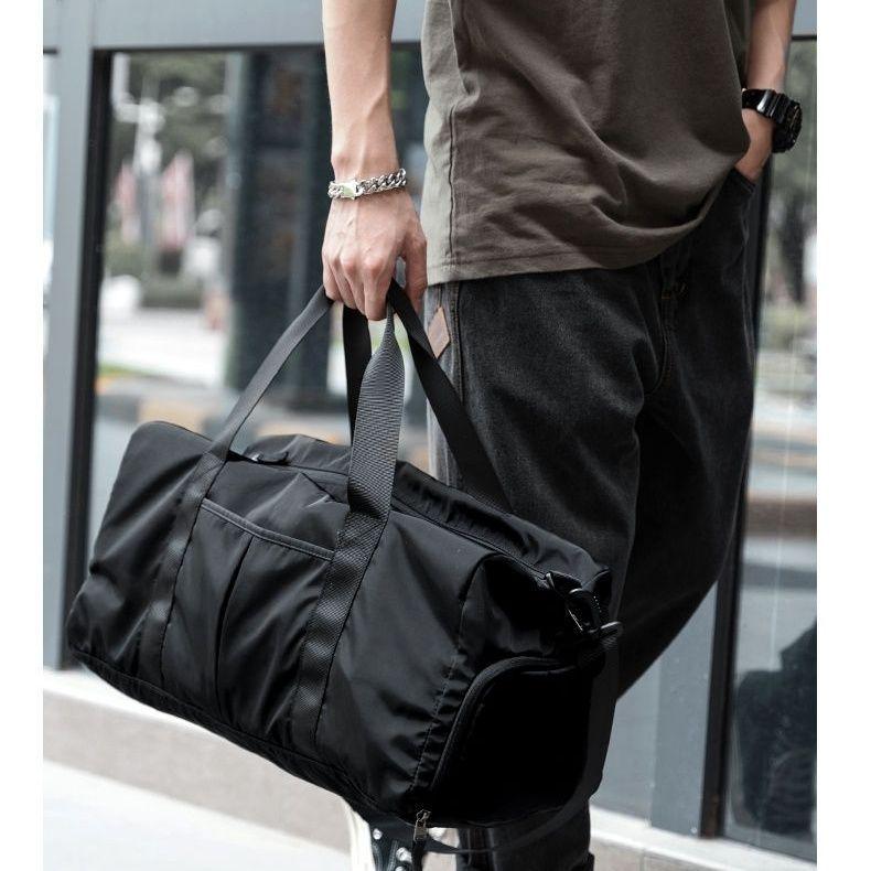Men's Sports Travel Bag: Lightweight, Large Capacity, Dry/Wet Separation, Ideal for Gym, Business, or Short Trips