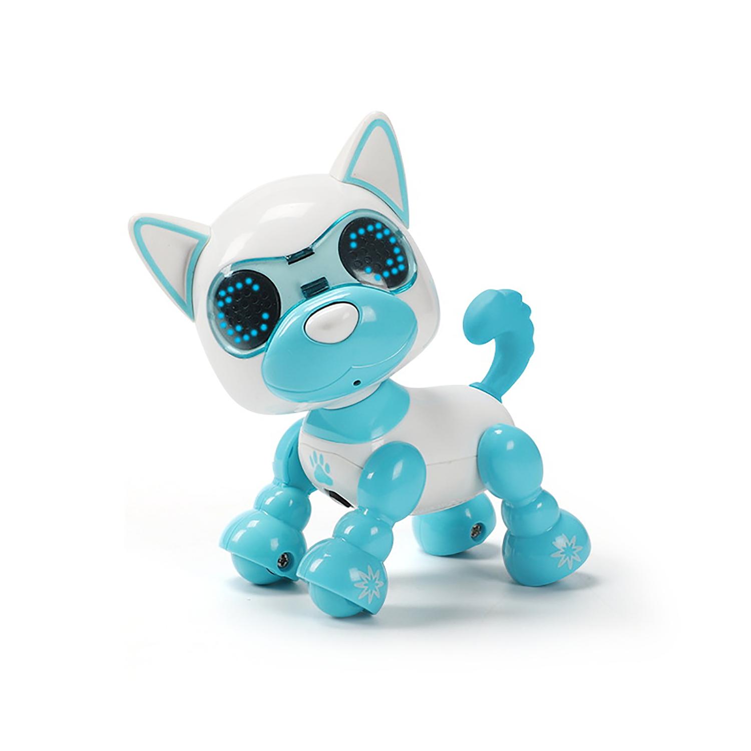 

Early education intelligent recording dog, touch sensing singing, children s interactive toy robot dog with lighting синій