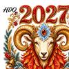 Electrostatic Adsorption Clings 2027 Year Sheep Window Decal Russian Happy New Static Sticker Zodiac Kitchen Bathroom Wall Art Goat Glass
