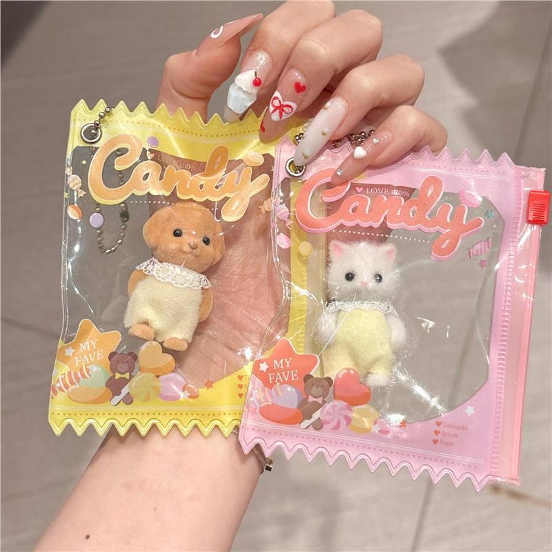 Morinaga Candy Charm Poodle Bear Doll Case & Display Organizer
