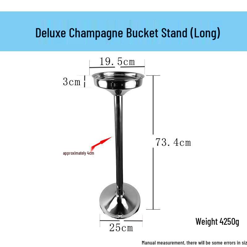 Luxury Stainless Steel Champagne Bucket Stand