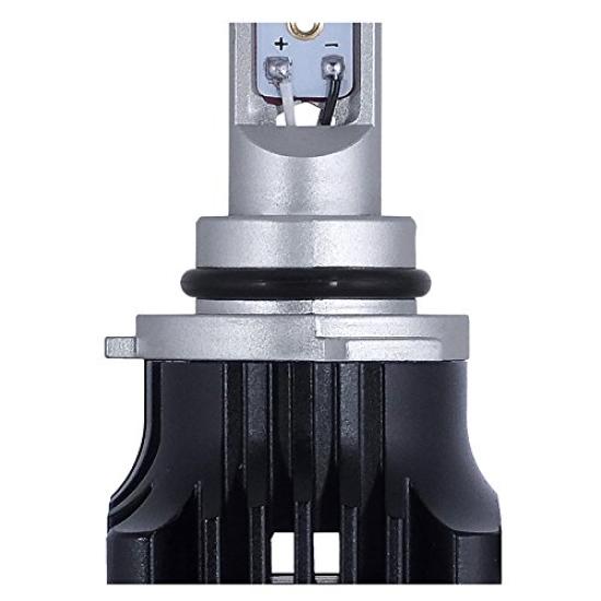 PIAA LED Headlight 3700lm Pack of LEH101 Bulbs, (6000K), HB3/HB4, White, 12V25W, 2,