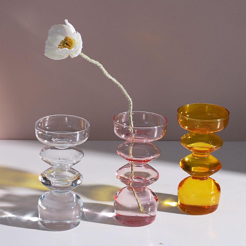 Flower Decoration Living Room Hydroponic Plant Glass Vase Home Decoration Table Decor Flower Vase