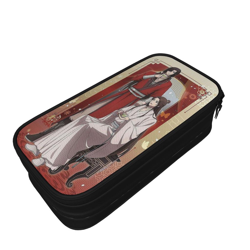 Heaven Official's Blessing Pen Box Double Layer Large Capacity Office Supplies Pencil Bag Gift