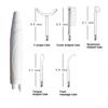 5in1 High Frequency Face Wand Improve Skin Elasticity Portable Handheld High Skin Therapy Wand Machine Neon Argon
