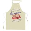 Kitchen Apron - World's Best Conference Speaker - Thick Cotton - Durable Print France - Adjustable Ties