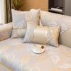 Nová evropská světlá luxusní zlatá hrana povlak na pohovku polštář sedák pro domácnost moderní jednoduchý protiskluzový povlak na pohovku čtyři sezóny