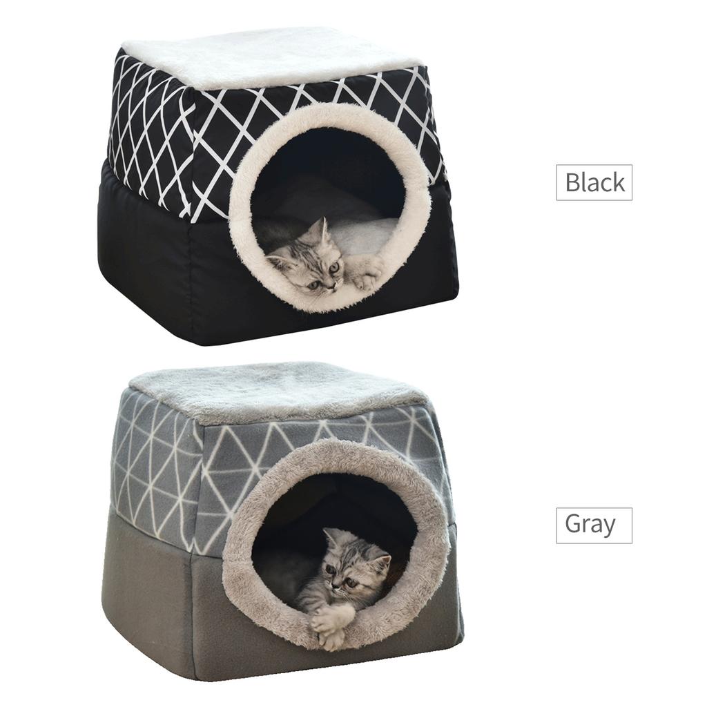 self warming cat bed