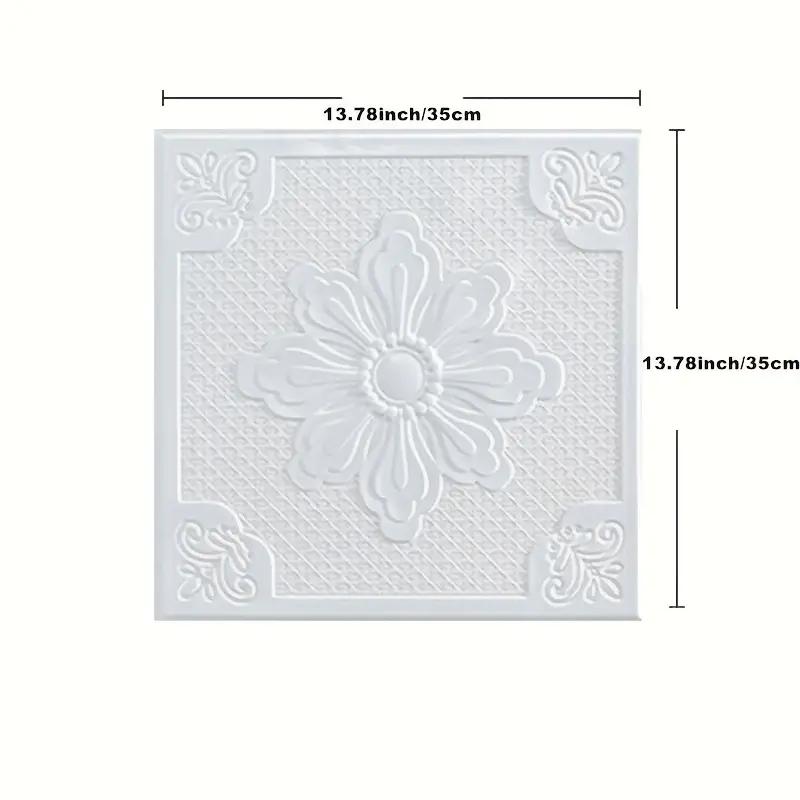 

35*35 см Водонепроницаемые обои для спальни, декора, украшения, противоударные, отклеивающиеся и приклеивающиеся, потолочные 3D-наклейки на стену, фон для дома 5pcs 35x35cm